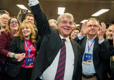 Преизбраха Лапорта за президент на Барселона