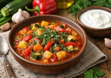 Рецепта за зеленчукова яхния с тиквички