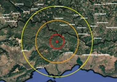 Земетресение 4,8 южно от остров Крит, по-късно и до границата с България