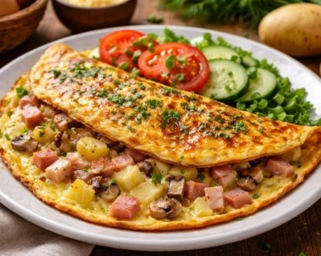 По бабина рецепта: Омлет по селски