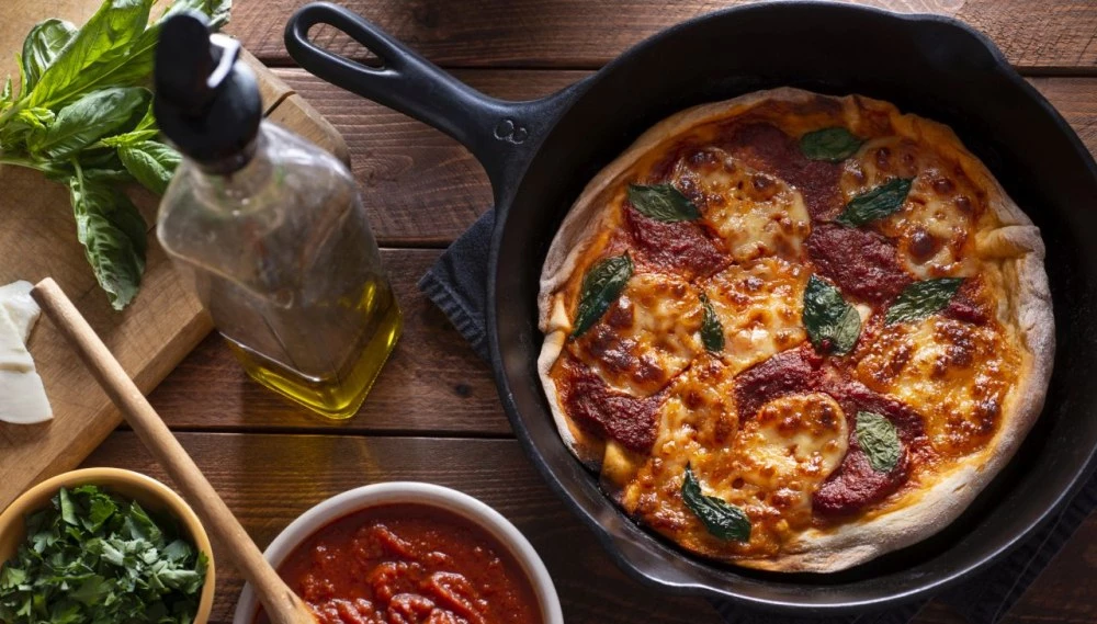 Рецепта за мързелива пица в тиган
