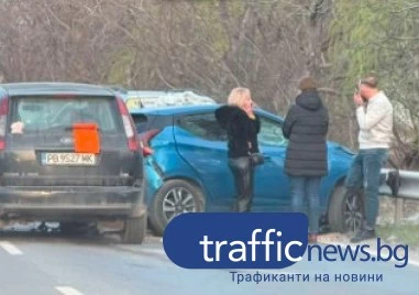 Ад на Околовръстното на Пловдив: Катастрофа с няколко коли парализира трафика