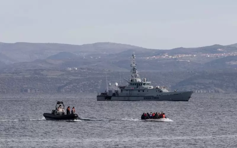 Кораб на Frontex потъна край гръцки остров