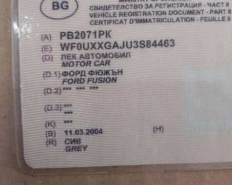 Намерен е малък талон на автомобил в Пловдив