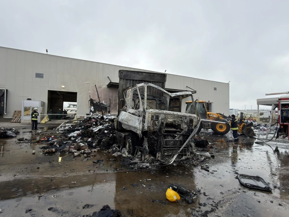 Тир изгоря на „Капитан Андреево