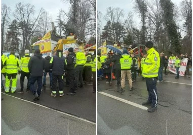 Огромна тапа на магистрала Тракия, протестира сектор „Пътна помощ