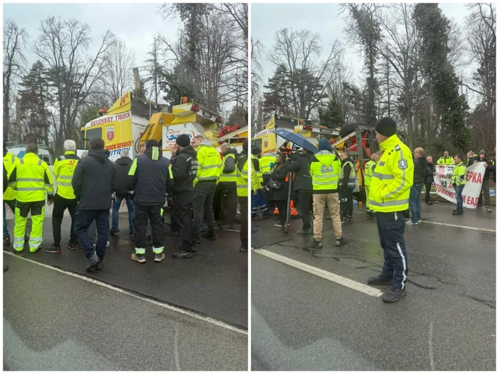 Огромна тапа на магистрала 