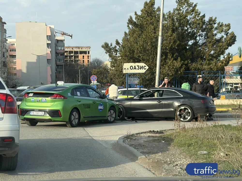 Катастрофа на кръстовище в Кючук Париж блокира голяма артерия