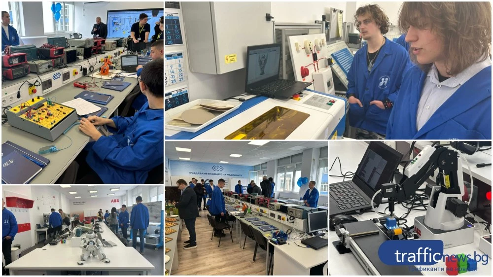 Индустрията влезе в класната стая в Пловдив: Откриха нов център за високи постижения в ПГЕЕ