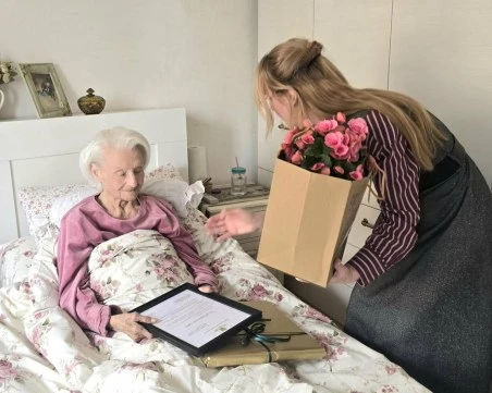 100-годишен юбилей отпразнува баба Дена от район 