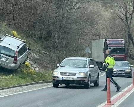 Зрелищна катастрофа в Кресненското дефиле