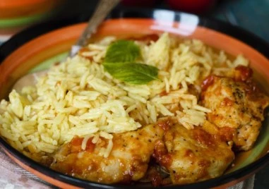 Рецепта за пиле с ориз на фурна