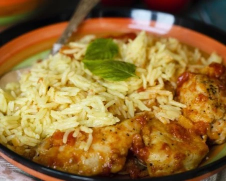 Рецепта за пиле с ориз на фурна