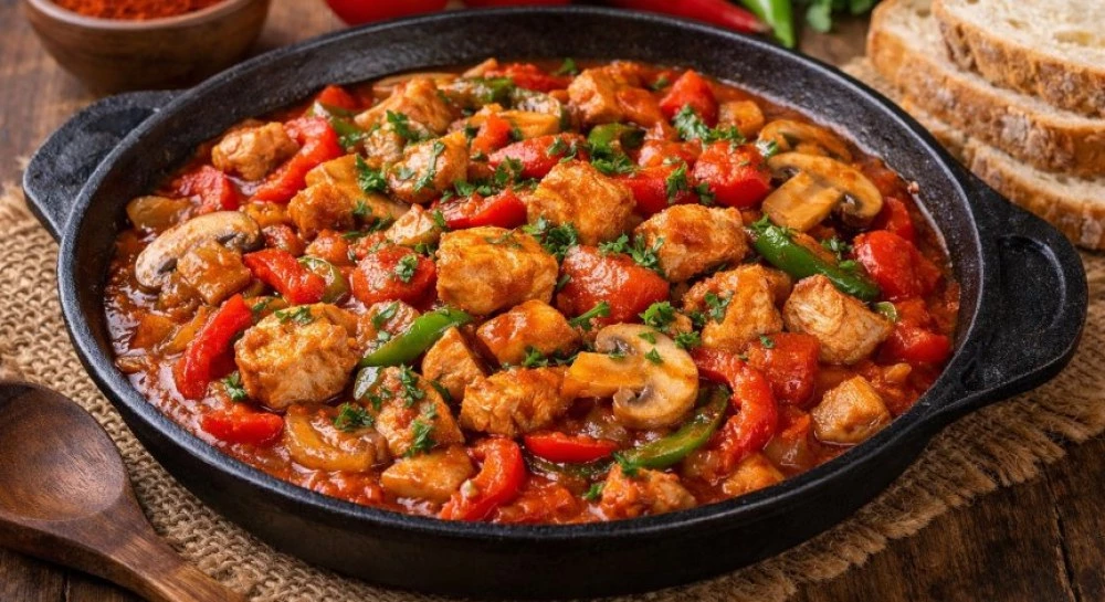 Рецепта за пилешка кавърма по селски