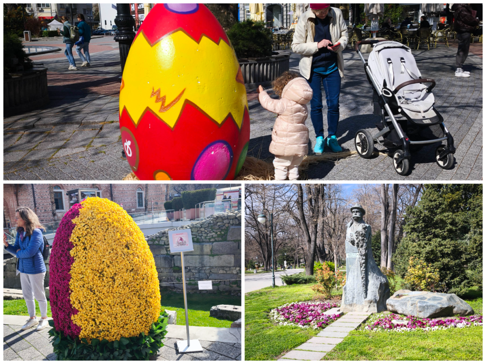Пловдив се подготвя за Великден, пролетта и празничното настроение вече се усещат под тепетата
