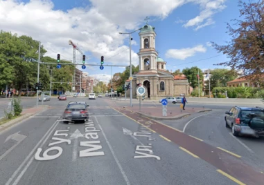 Въвеждат защитен ляв завой на ключово кръстовище в Пловдив