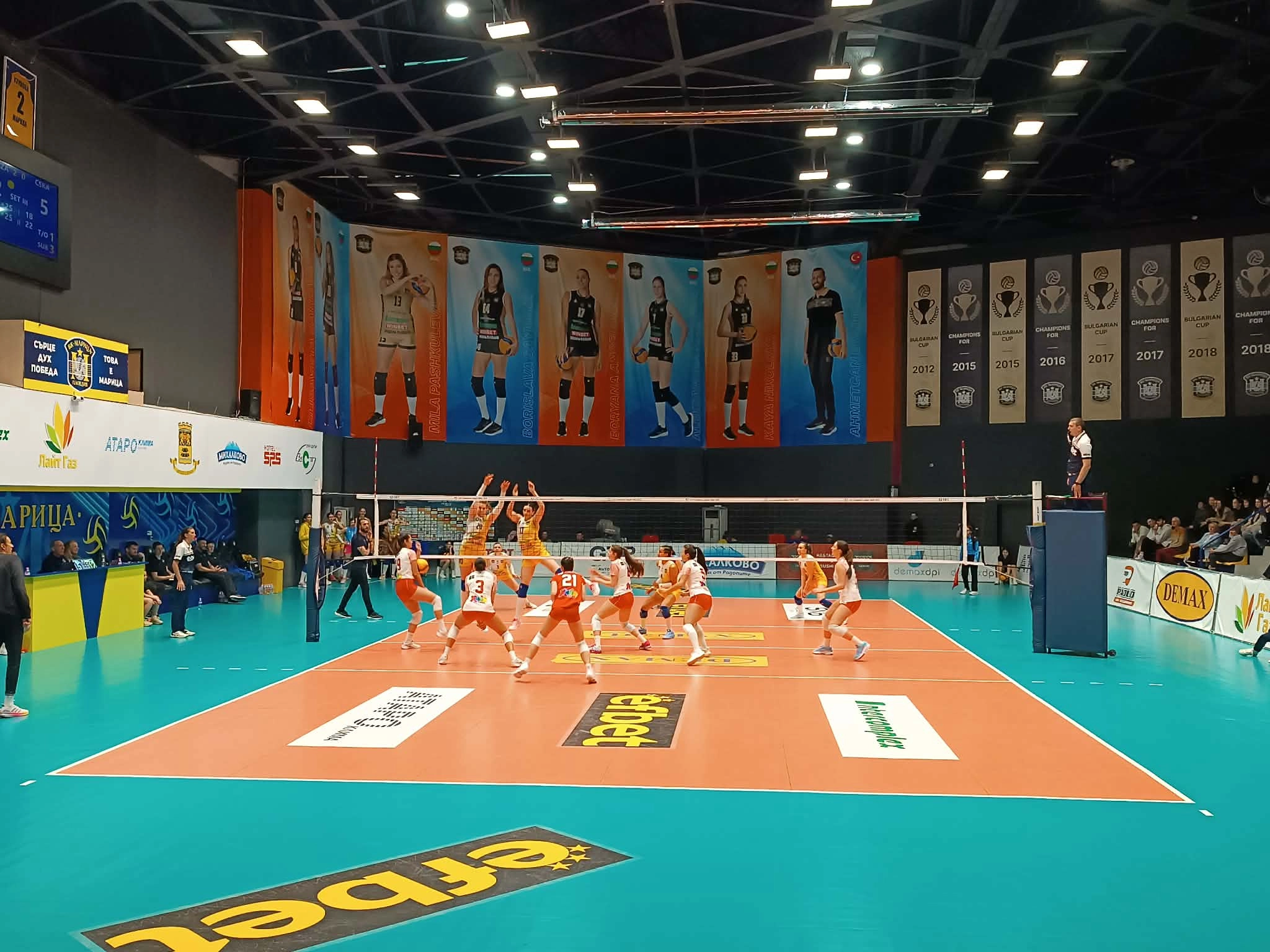 Марица отново се справи ЦСКА и вече е на само една победа от финала