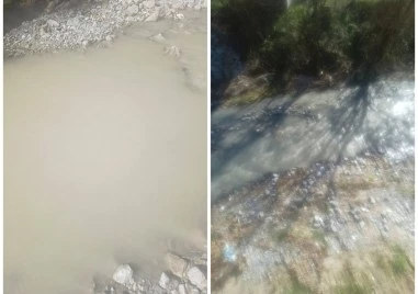 Река в Смолянско побеля