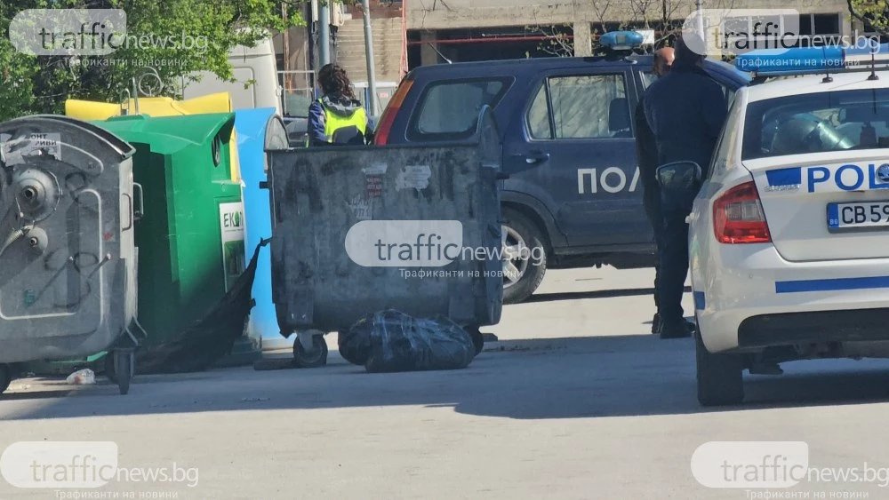МВР – Пловдив: Намерен е чувал с части от човешко тяло край контейнер в Пловдив