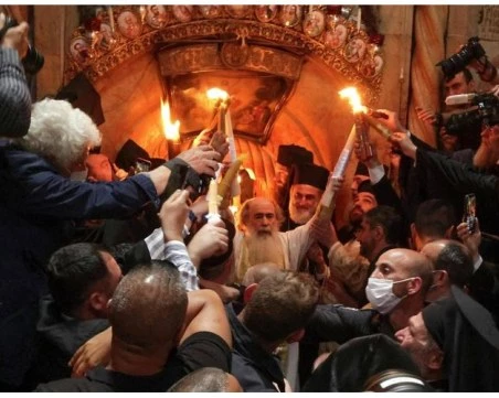 Българска делегация няма да пътува до Йерусалим за Благодатния огън