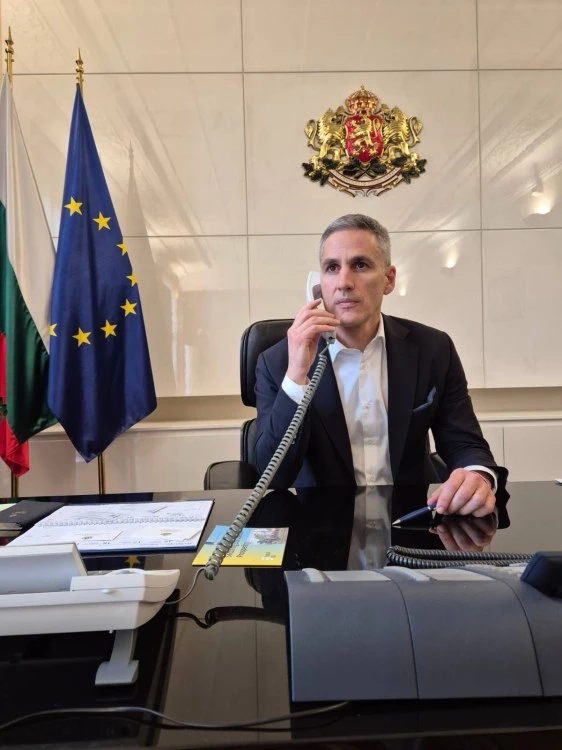 Премиерът Гюров разговаря с държавния секретар на САЩ Марко Рубио