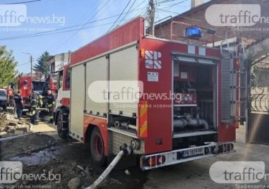 Пожари горяха в Пловдив и Раковски, двама души пострадаха