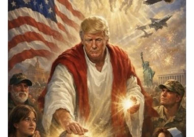 Тръмп се представи като Исус Христос