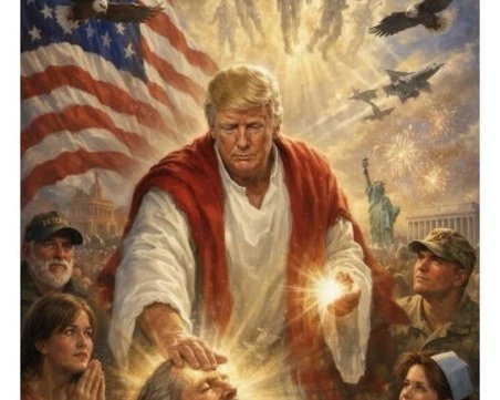 Тръмп се представи като Исус Христос