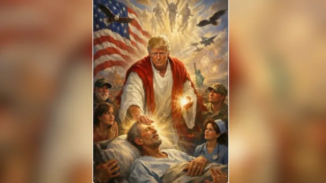 Доналд Тръмп изтри снимката си, изобразяваща го като Исус