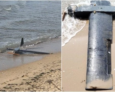 Дрон изплува на брега на южния плаж в Несебър