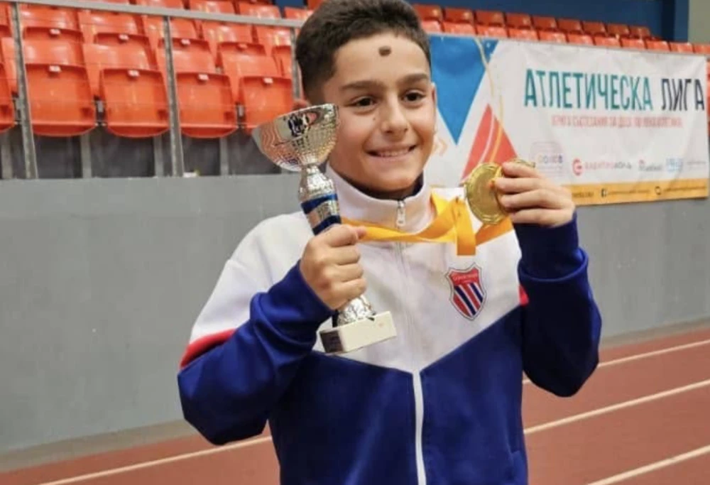 Новата надежда на българската леката атлетика е 11-годишен атлет с национални рекорди и международни успехи