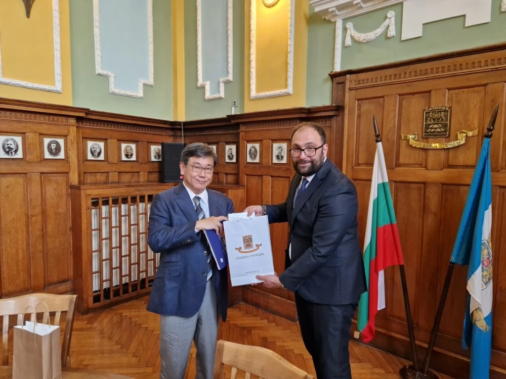 Посланикът на Япония у нас на първо посещение в Пловдив