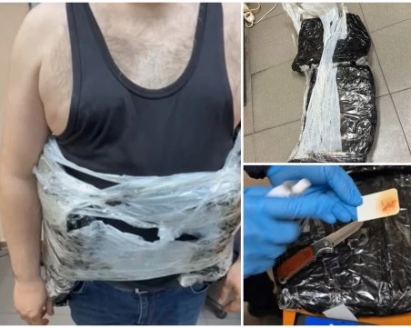 Откриха марихуана за близо 45 хиляди евро в пътник от автобус на границата ни с Турция