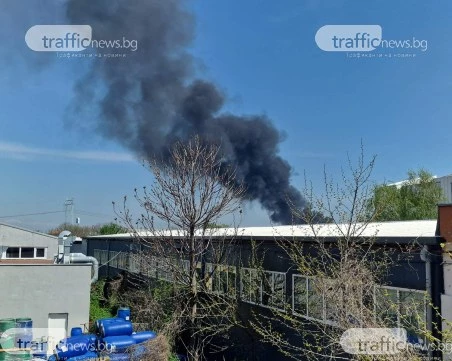 Голям пожар гори в автоморна до Околовръстното, има опасност от разрастване