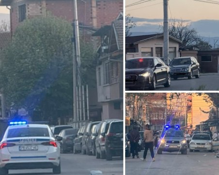 Полиция на всеки ъгъл в края на изборния ден в Столипиново, активността остана ниска