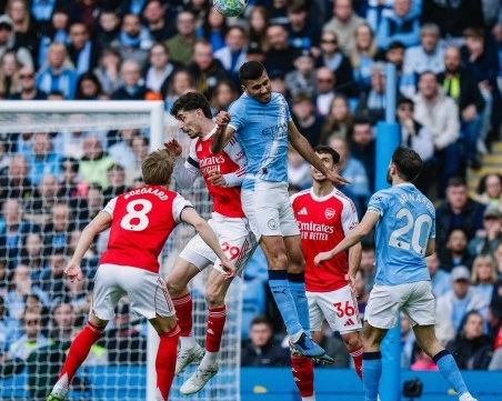 Сити удари Арсенал в битката за титлата, разликата вече е само 3 точки