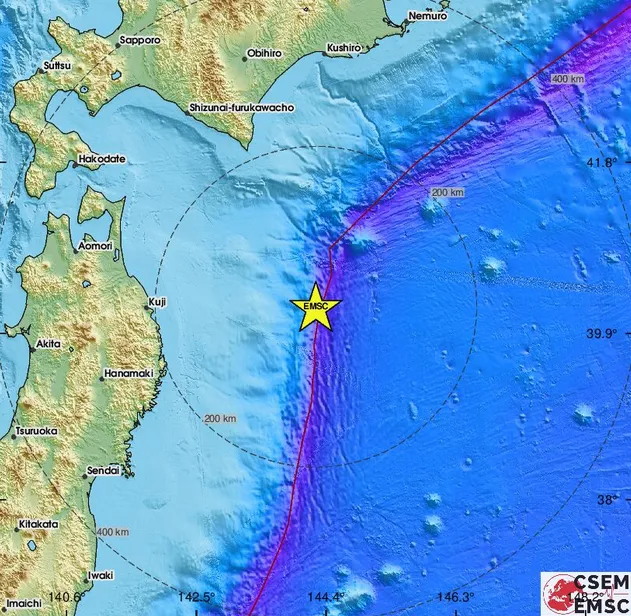 Мощен трус удари Япония, има опасност от цунами