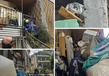 Нова котешка драма в центъра на Пловдив, въоръжени с брадва и чук реститутки се барикадираха в дома си ВИДЕО