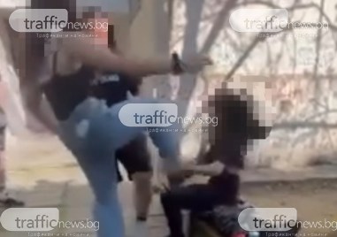 Побой в Кючука, тийнейджърка зашлеви и изрита в лицето по-малко момиче ВИДЕО