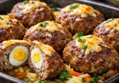 Рецепта за кюфтета на фурна с варени яйца