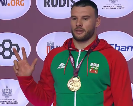 Кирил Милов донесе първи златен медал за България на Европейското по борба