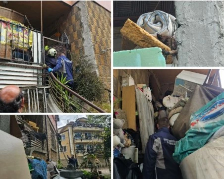 Нова котешка драма в центъра на Пловдив, въоръжени с брадва и чук реститутки се барикадираха в дома си ВИДЕО