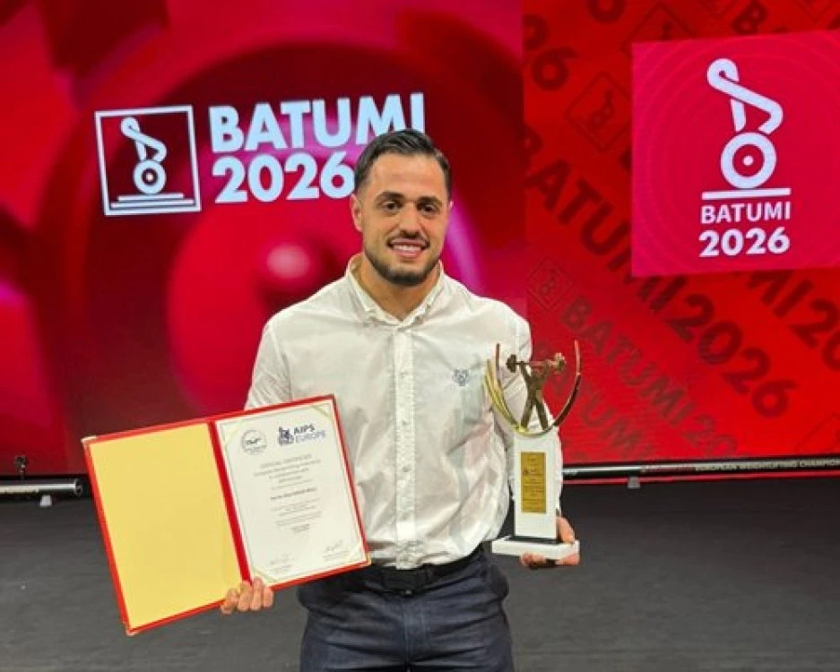 Карлос Насар е щангист номер едно в Европа за 2025 г.