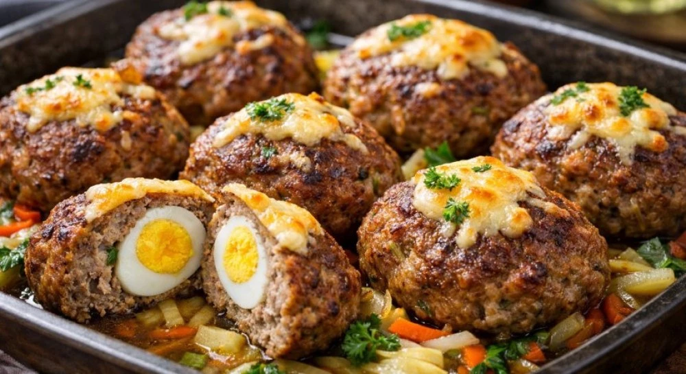 Рецепта за кюфтета на фурна с варени яйца