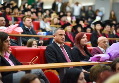 Иван Стоянов - гост на тържествената промоция на дипломантите от Факултета по обществено здраве