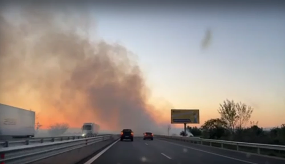 Пожар до АМ 