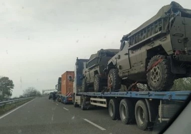 Военна техника минава по републиканската мрежа за учения