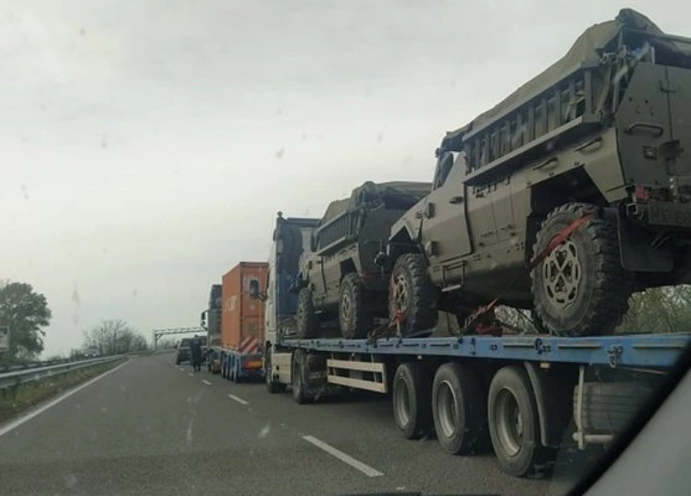 Военна техника минава по републиканската мрежа за учения