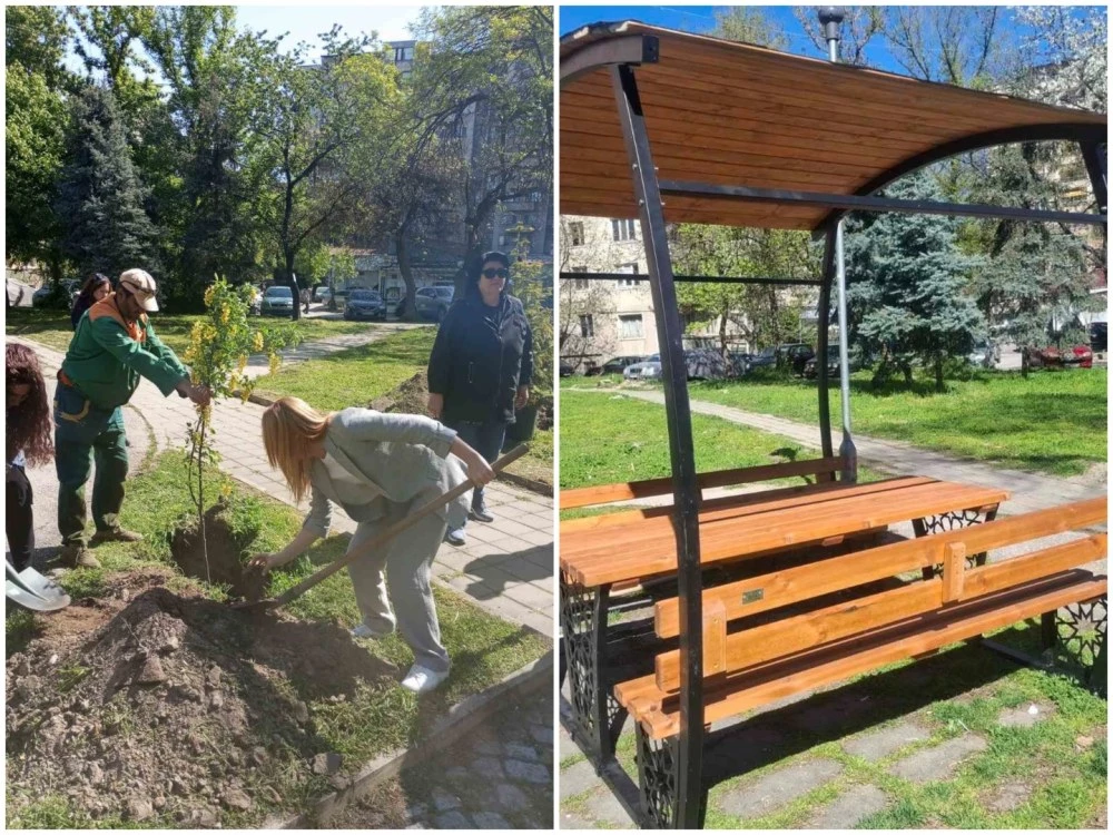 Акция по облагородяване на парк в 