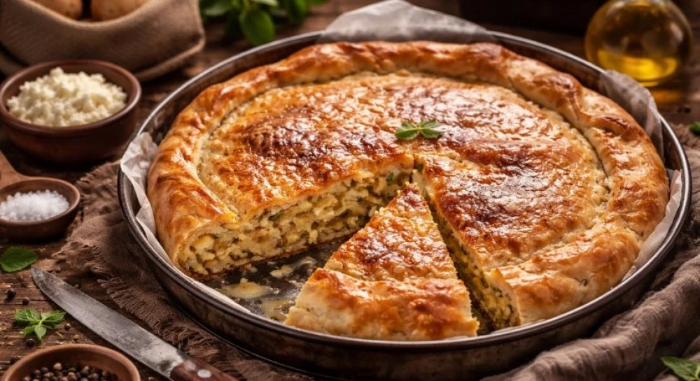 Рецепта за родопски пататник с ръчно точени кори